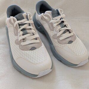 NEW SOREL KINETIC RNEGD SNEAKER - WMNS SZ 9 - SEA SALT/CRUSHED BLUE